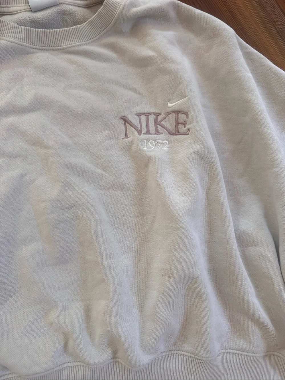 Nike -Women’s Large - Cream Two-Piece Set